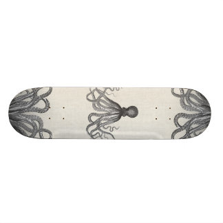 Skate Kraken - polvo gigante preto/Cthulu
