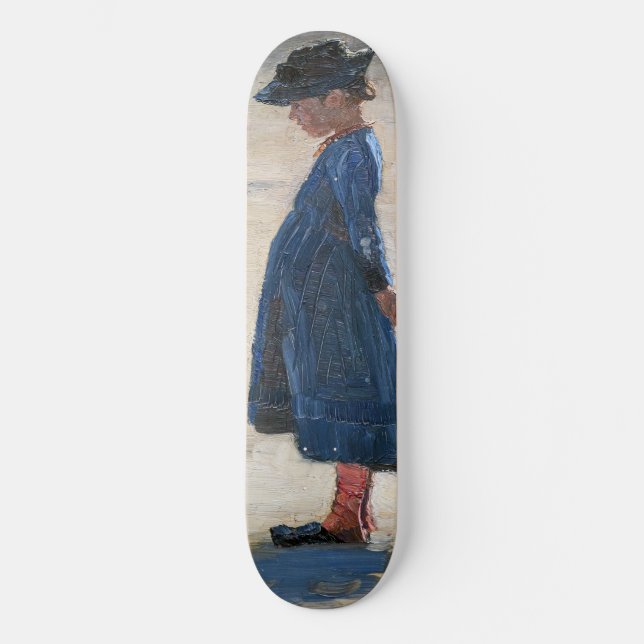 Skate Kroyer - Menina parada em Skagen Beach (Frente)