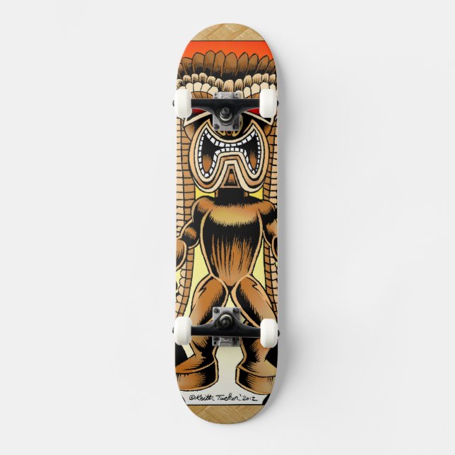 Skate Ku, deus havaiano de Tiki (Frente)