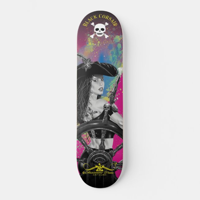 Skate Lady Black Corsair (Frente)