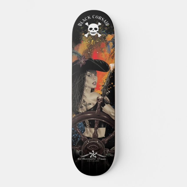 Skate Lady Black Corsair (Frente)