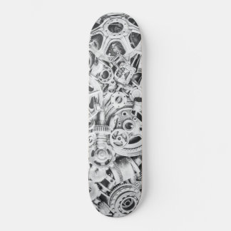 Skate Lâminas de metal Preto Fotografia Branca