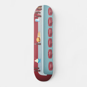 Skate Lanchonete Clássica Americana Vintage