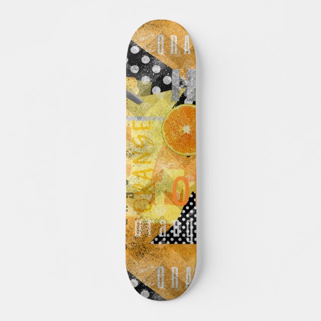 Skate Laranja (Frente)