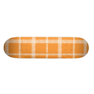 Skate Laranja da xadrez