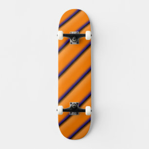 Skate Laranja e Azul
