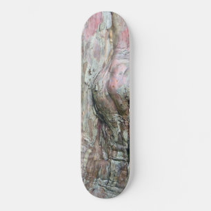 SKATE LATIDO/PINK E CINZA DO TRUNHO DA ÁRVORE