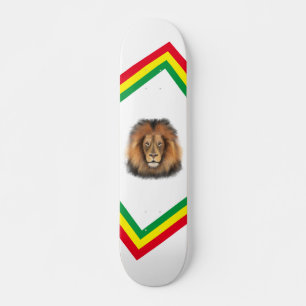 Skate Leão de aquarela Leo king safari animal junselle c