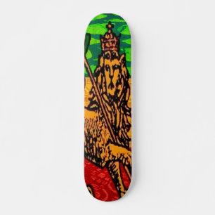 Skate Leão rasta de Judah Flag