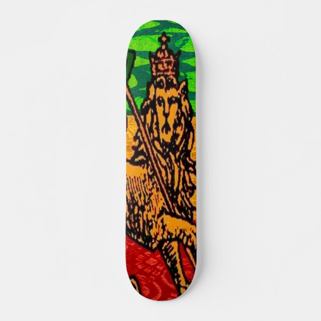 Skate Leão rasta de Judah Flag (Frente)