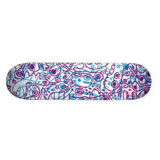 Skate legal com os gráficos loucos do monstro