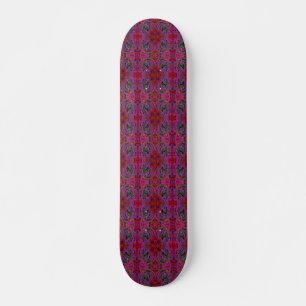 Skate Legal padrão de onda vermelho e verde do trippy m