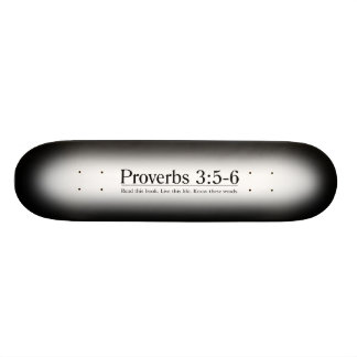 Skate Leia o 3:5 dos provérbio da bíblia - 6