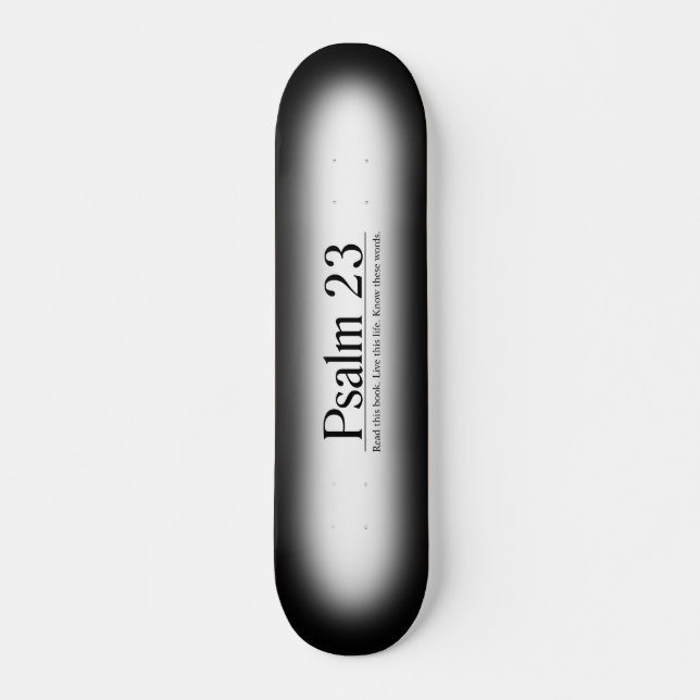 Skate Leia o salmo 23 da bíblia (Frente)