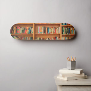 Skate Leitura do worm da biblioteca de livros da estante