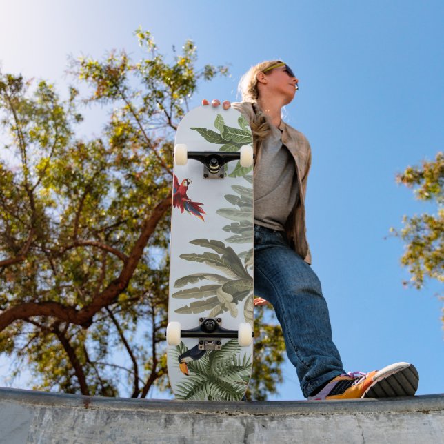 Skate Lenço de seda quadrado com vida selvagem da selva  (Ao ar livre 1)