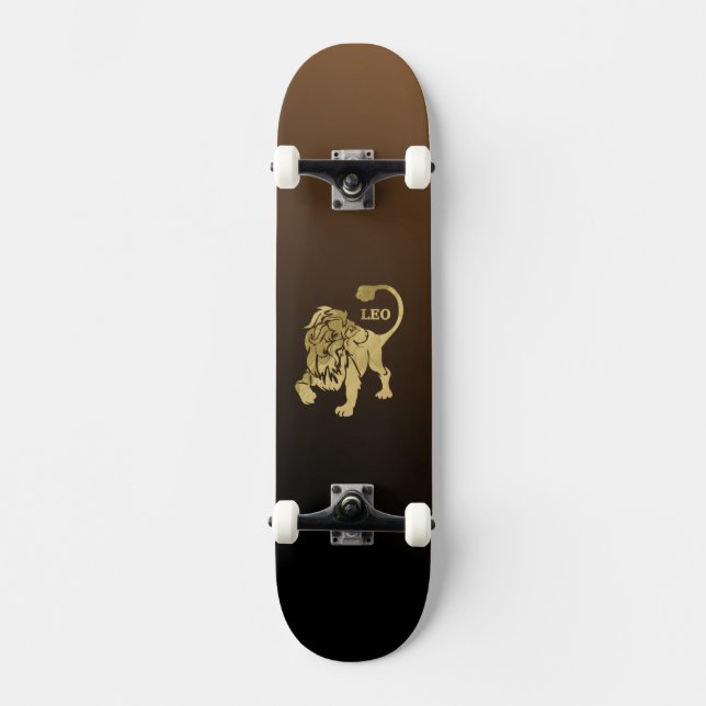 Skate Leo Lion Zodiac (Frente)