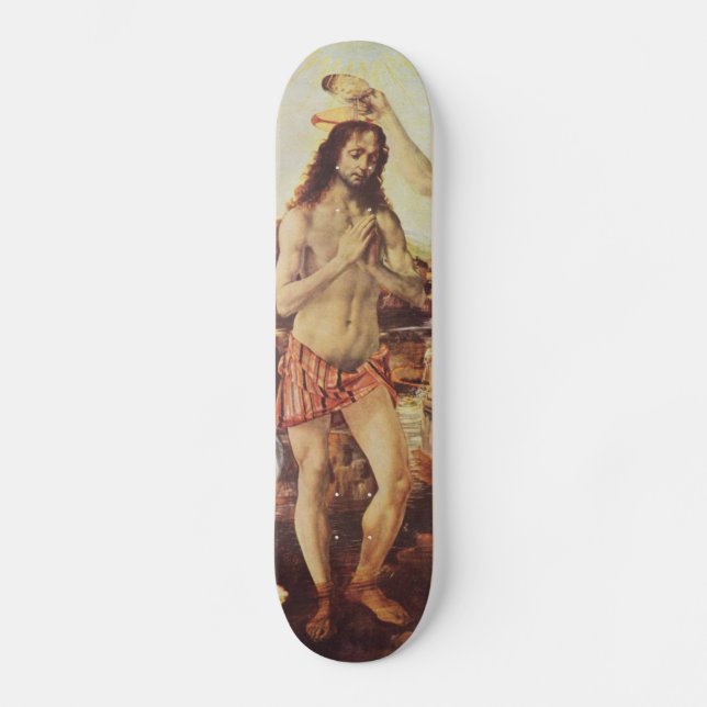 Skate Leonardo de da Vinci - O baptismo do cristo (Frente)