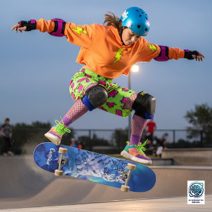 Skate Leopardo-da-neve atordoante em Mountain Rock