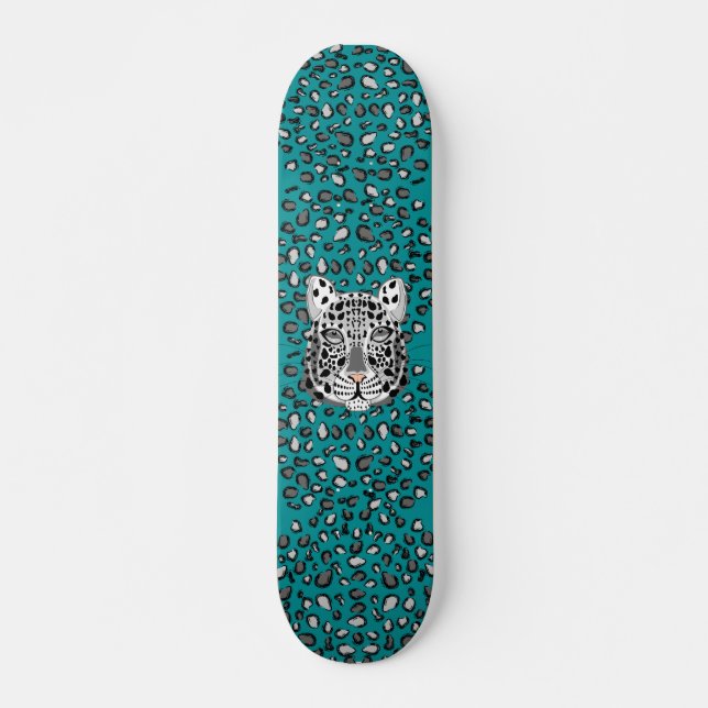 Skate Leopardo de neve (Frente)