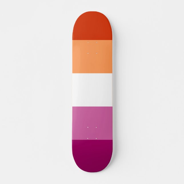 Skate Lesbian Pride Flag LGBTQ (Frente)
