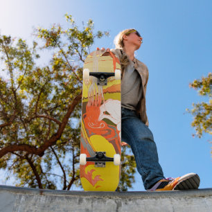 Skate Libere a sua borda: a fonte do convés de arte Mau