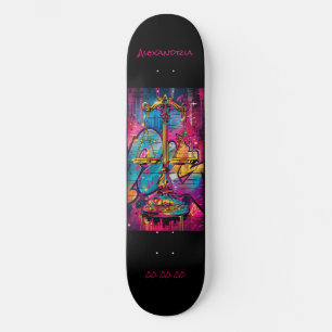 Skate Libra Astrologia Grafitti Personalizada