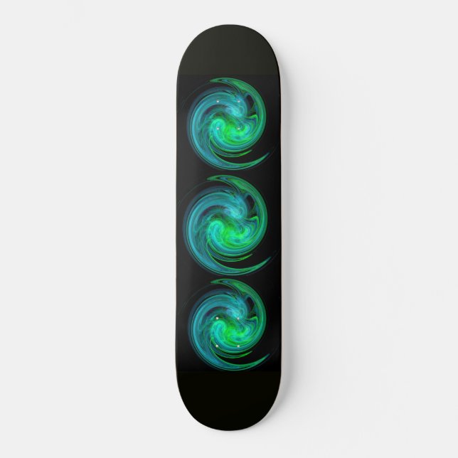 Skate LIGHT VORTEX ,black blue green (Frente)