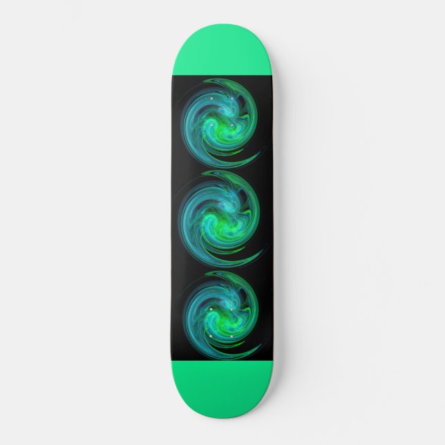 Skate LIGHT VORTEX ,black blue green (Frente)