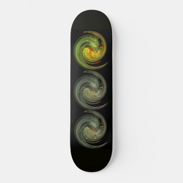 Skate LIGHT VORTEX ,black yellow grey orange (Frente)