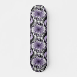Skate Lilac Illusion Abstrato Floral Fractal Art Fantasy