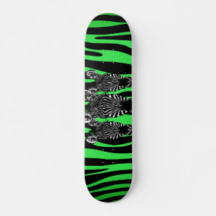 Skate Limão de tendências "Zebra Herd" na Impressão Z