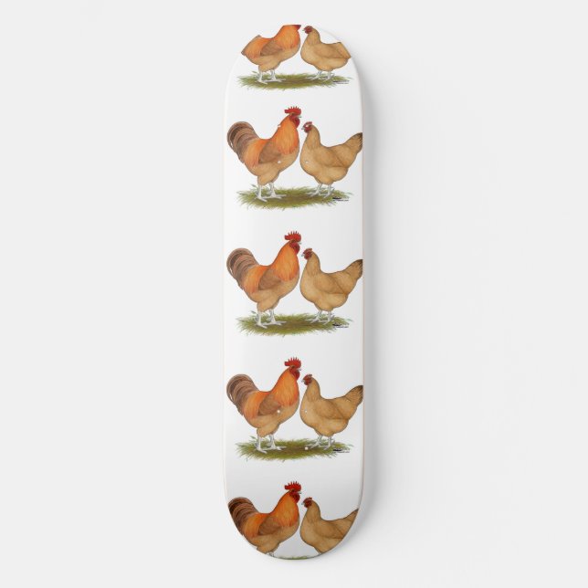 Skate Lincolnshire Buff Chickens (Frente)