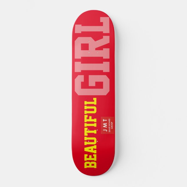 Skate LINDA GAROTA skatista (Frente)