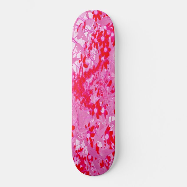 Skate Lindas Flores Vermelhas (Frente)