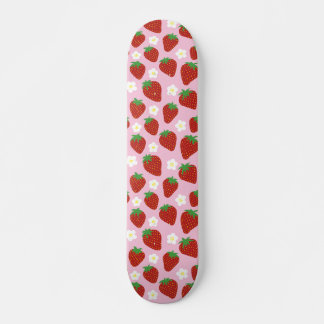 Skate Lindo padrão de morango de verão