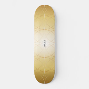 Skate Linhas de abstrato ouro 