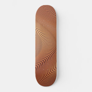 Skate Linhas de padrão distribuídas por onda abstrato