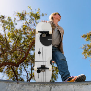 Skate Linhas de Sinfonia do Círculo Geométrico Minimalis