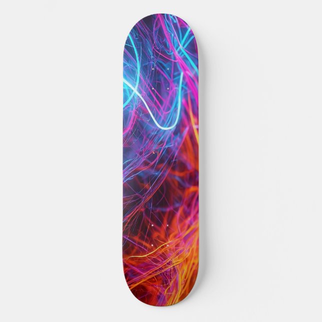 Skate Linhas Neon (Frente)