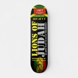 Skate LIÕES DE JUDAH JMT skateboard, deck de 7¾"