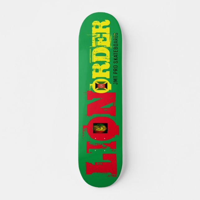 Skate LION ORDER JMT Skateboard, deck de 7¾" (Frente)