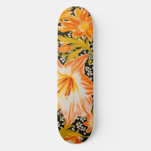Skate Lírio Dourado Vintage Pré-Rafaelita de William Mor
