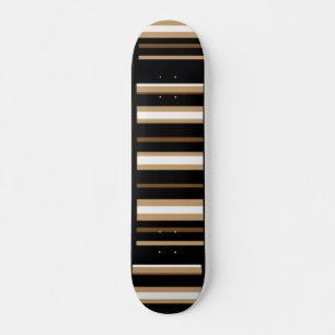 Skate listrado preto de Brown
