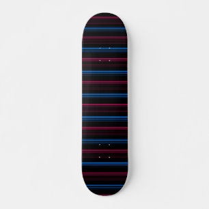 Skate Listras azuis rosa fofas