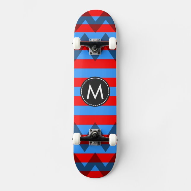 Skate Listras de Chevron na Moda #19 (Frente)