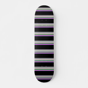 Skate Listras de neon coloridas fofas