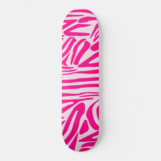 Skate Listras de zebra rosa (Frente)