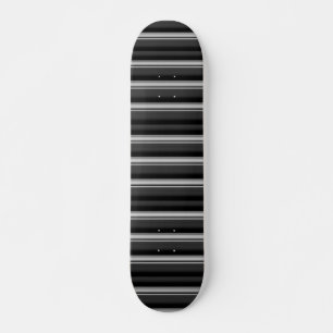 Skate Listras pretas e cinzas fofas