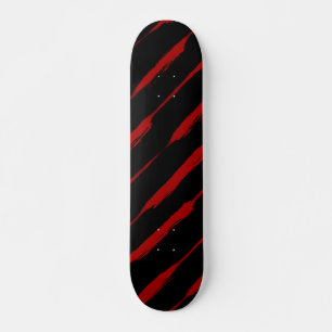 Skate Listras Tinta em Vermelho